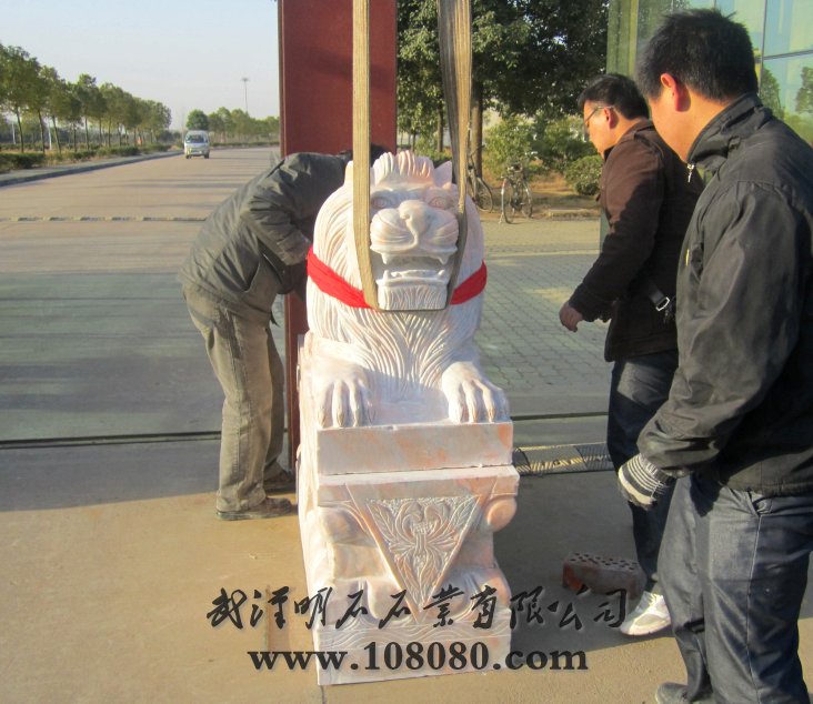 武漢石雕獅子